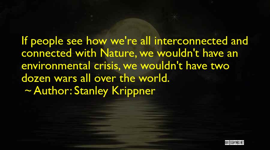 Interconnected World Quotes By Stanley Krippner