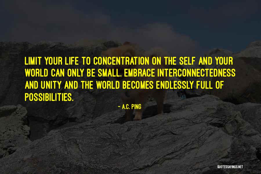 Interconnectedness Quotes By A.C. Ping Interconnectedness Quotes By A.C. Ping