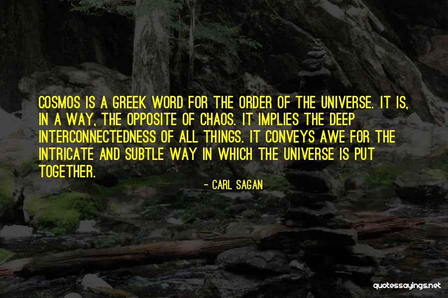 Interconnectedness Quotes By Carl Sagan Interconnectedness Quotes By Carl Sagan