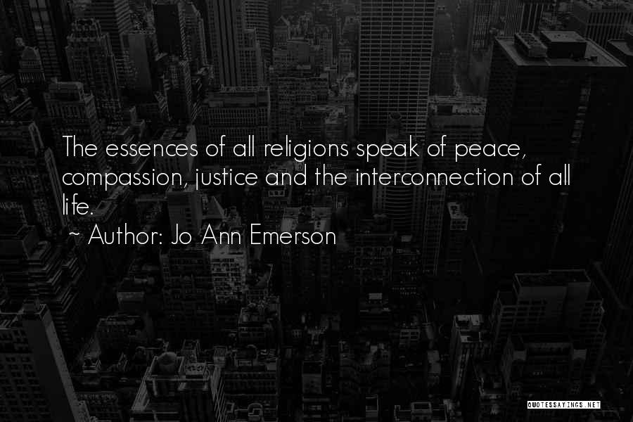 Interconnection Of Life Quotes By Jo Ann Emerson