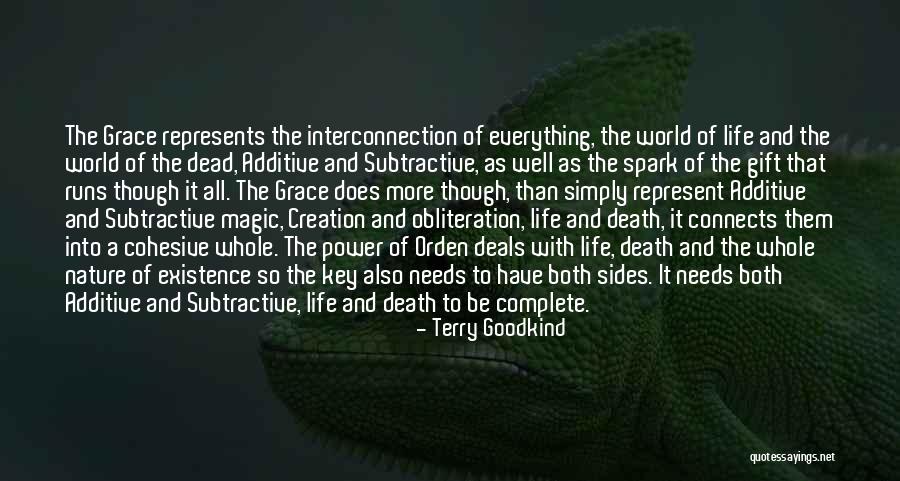 Interconnection Of Life Quotes By Terry Goodkind