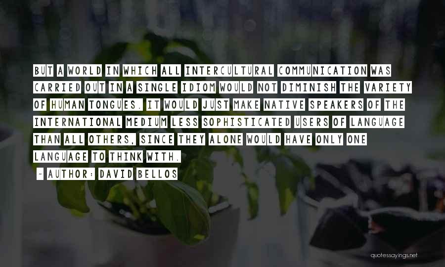 Intercultural Quotes By David Bellos