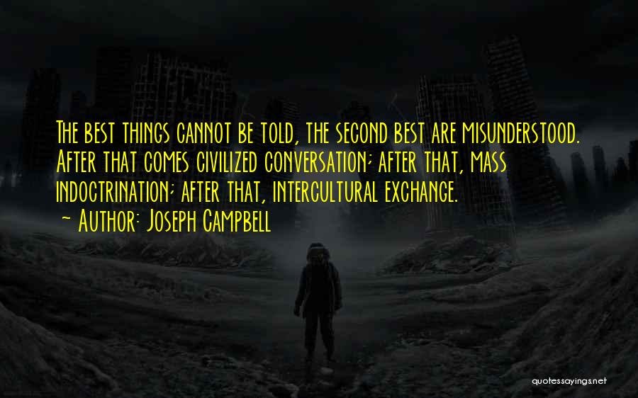Intercultural Quotes By Joseph Campbell