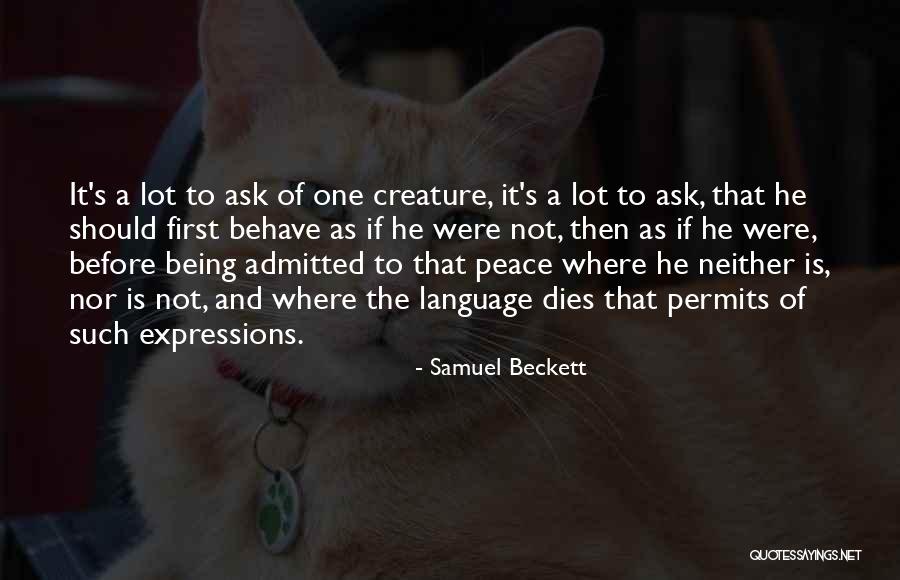 Interdits In English Quotes By Samuel Beckett Interdits In English Quotes By Samuel Beckett
