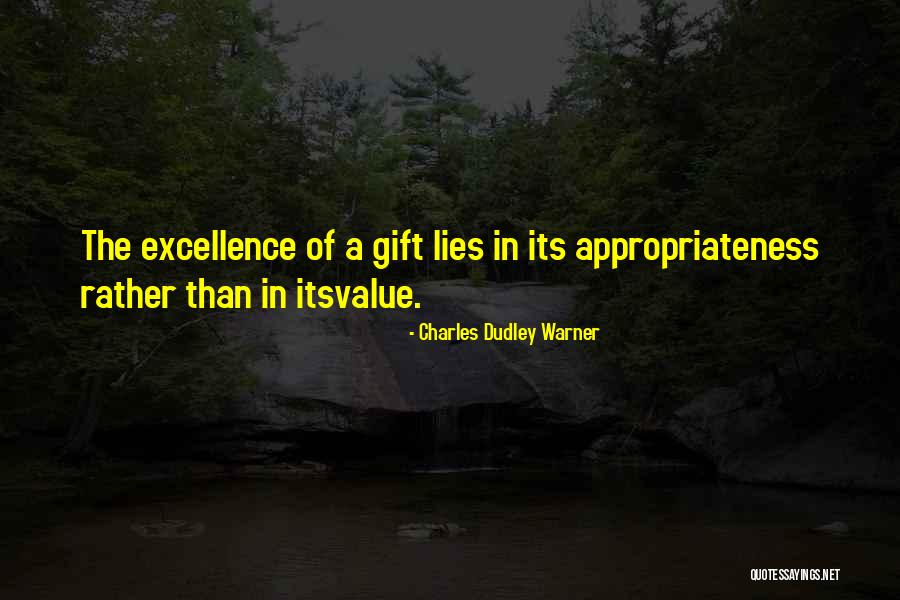 Intereffekt Quotes By Charles Dudley Warner Intereffekt Quotes By Charles Dudley Warner