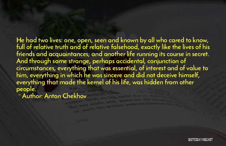 Interest Friends Quotes By Anton Chekhov