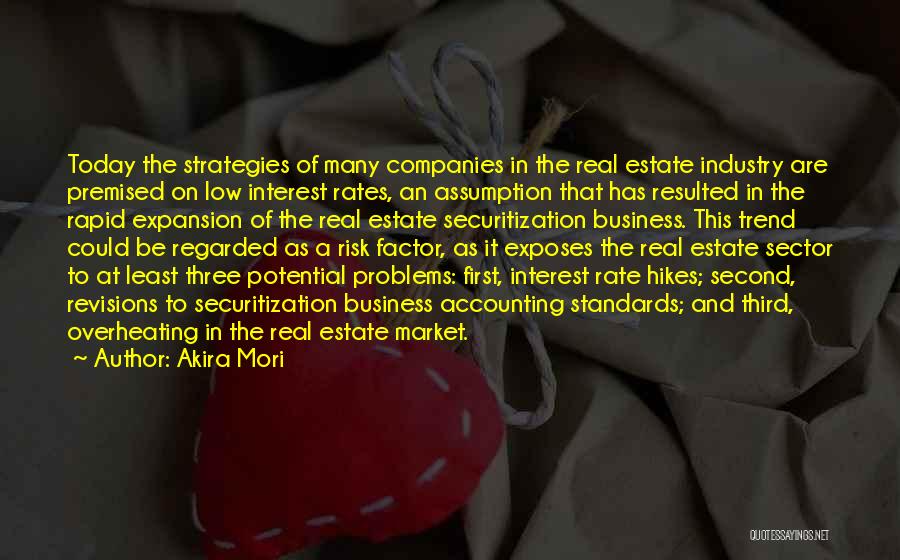 Interest Rates Quotes By Akira Mori