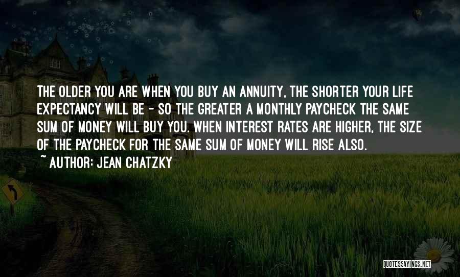 Interest Rates Quotes By Jean Chatzky