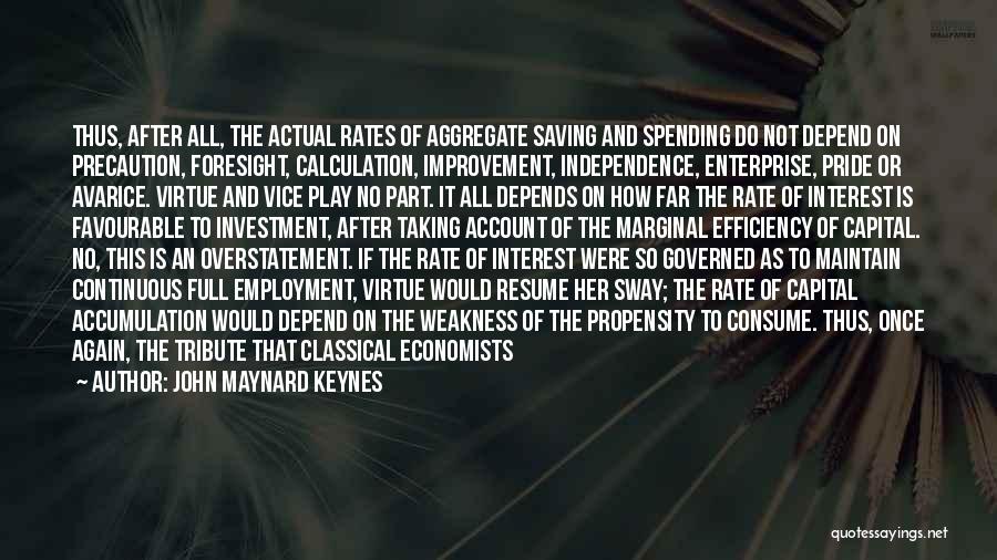 Interest Rates Quotes By John Maynard Keynes