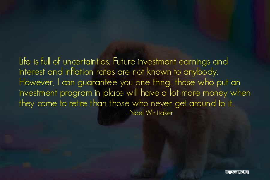 Interest Rates Quotes By Noel Whittaker