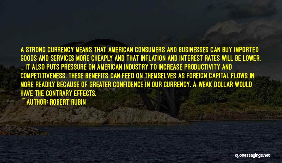 Interest Rates Quotes By Robert Rubin