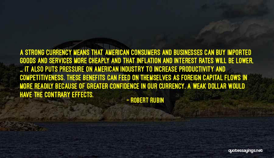 Interest Rates Quotes By Robert Rubin