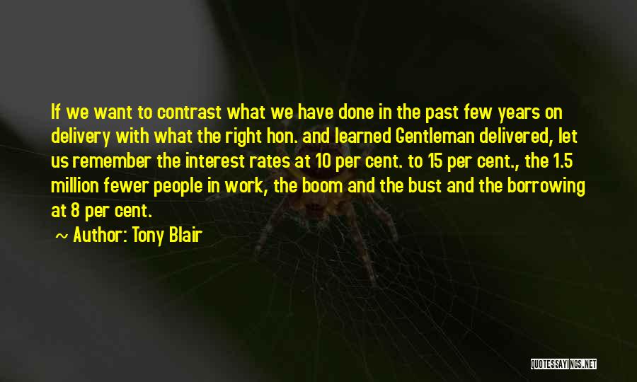 Interest Rates Quotes By Tony Blair