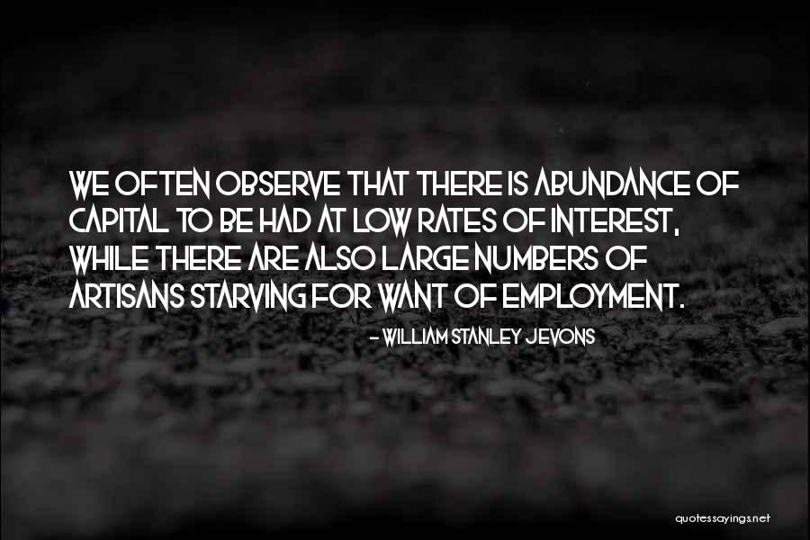 Interest Rates Quotes By William Stanley Jevons