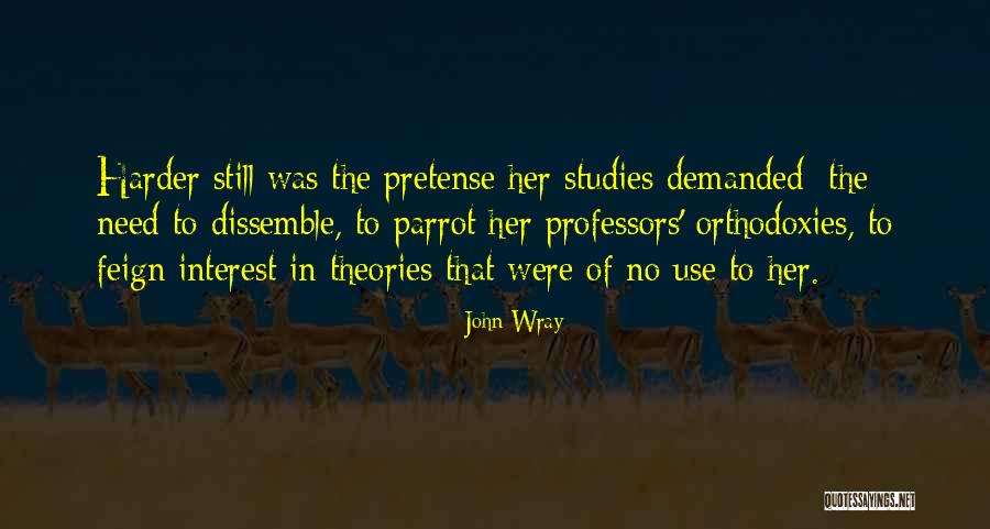 Interest Theories Quotes By John Wray Interest Theories Quotes By John Wray