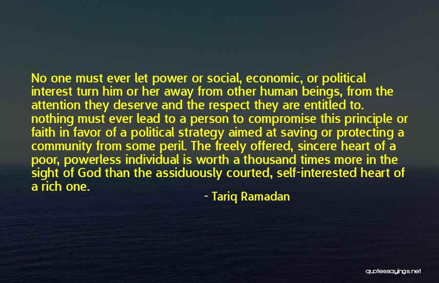 Interested In Him Quotes By Tariq Ramadan