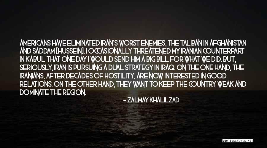 Interested In Him Quotes By Zalmay Khalilzad Interested In Him Quotes By Zalmay Khalilzad