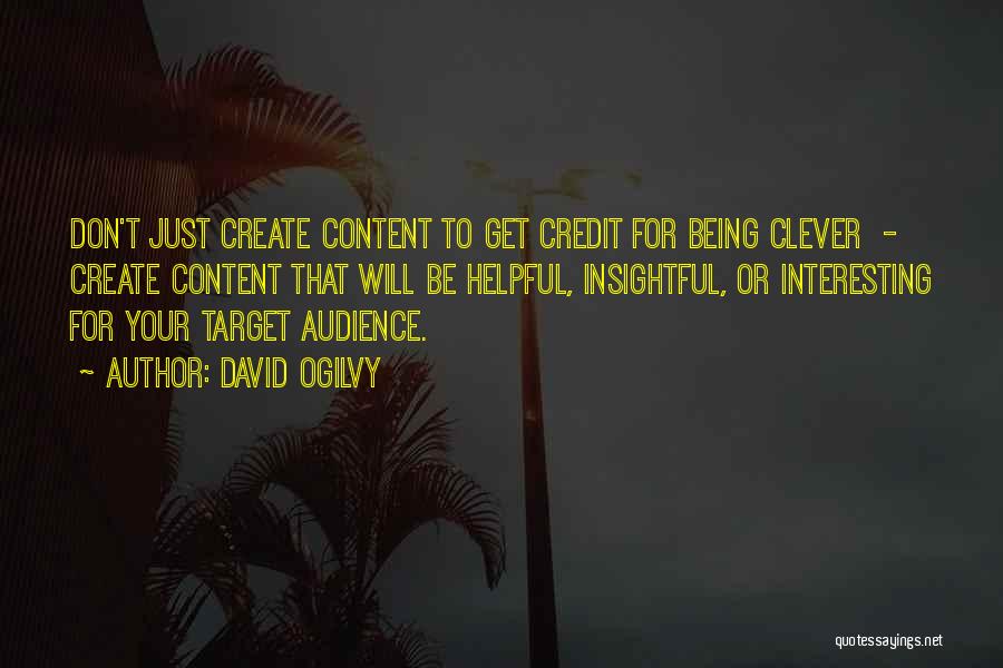 Interesting And Clever Quotes By David Ogilvy