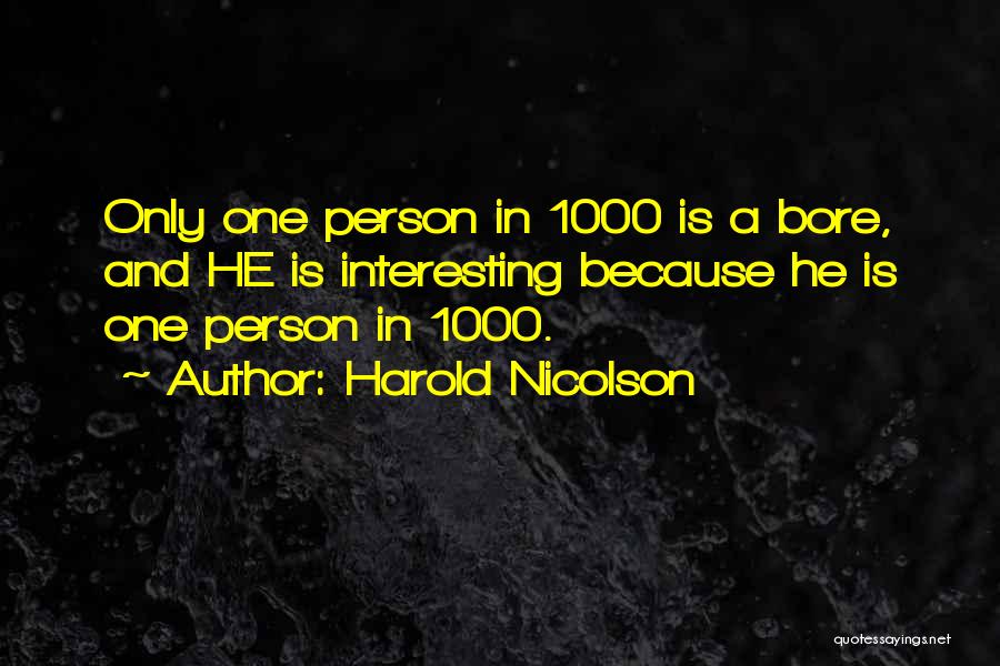 Interesting Conversation Quotes By Harold Nicolson