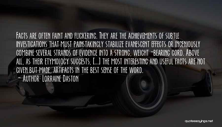 Interesting Facts And Quotes By Lorraine Daston