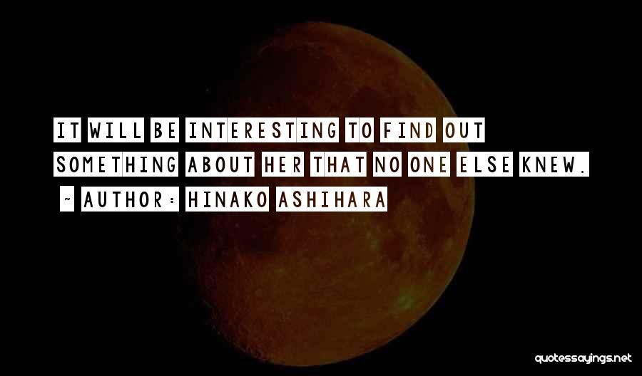 Interesting Love Life Quotes By Hinako Ashihara