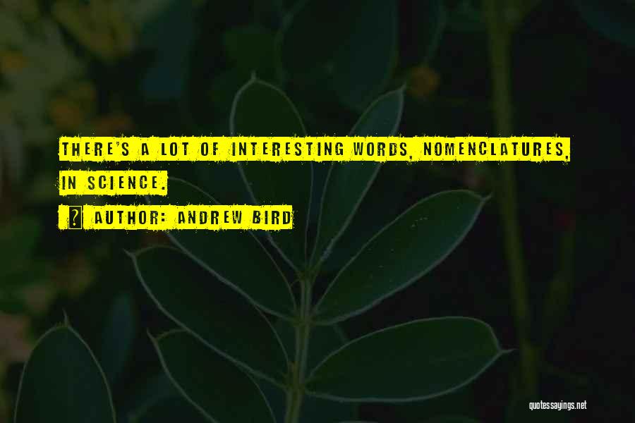 Interesting Quotes By Andrew Bird