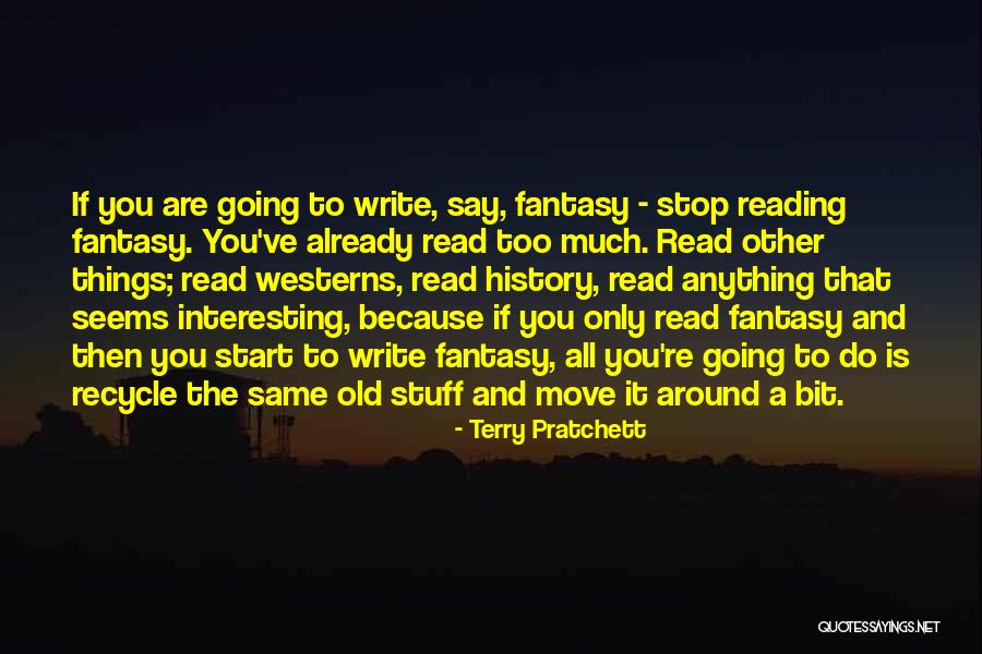 Interesting Stuff Quotes By Terry Pratchett Interesting Stuff Quotes By Terry Pratchett