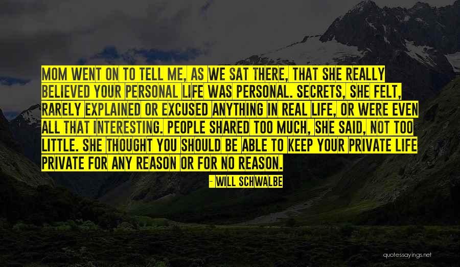 Interesting Thought Quotes By Will Schwalbe Interesting Thought Quotes By Will Schwalbe