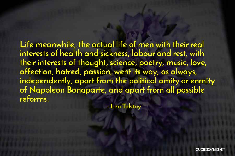 Interests Passion Quotes By Leo Tolstoy