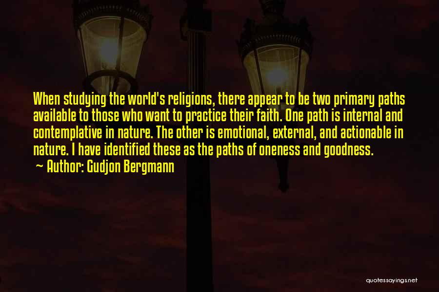 Interfaith Quotes By Gudjon Bergmann