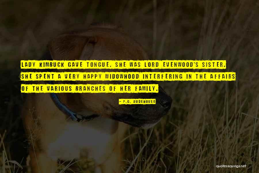 Interfering Family Quotes By P.G. Wodehouse