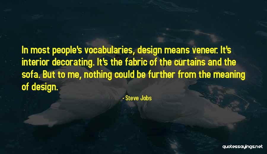 Interior Decorating Quotes By Steve Jobs