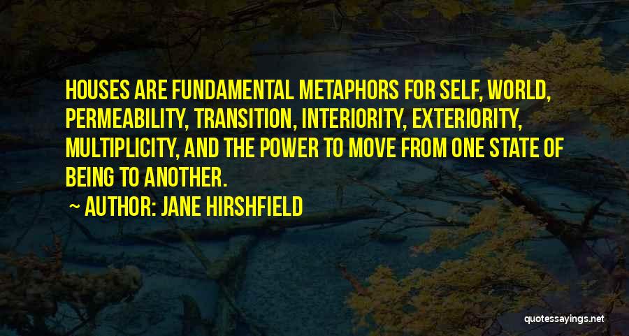 Interiority Quotes By Jane Hirshfield