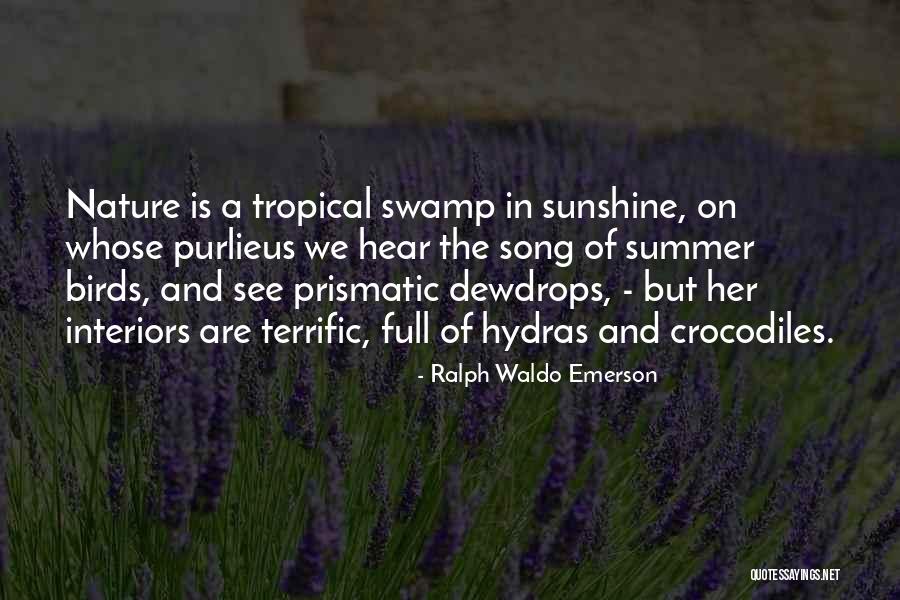 Interiors Quotes By Ralph Waldo Emerson