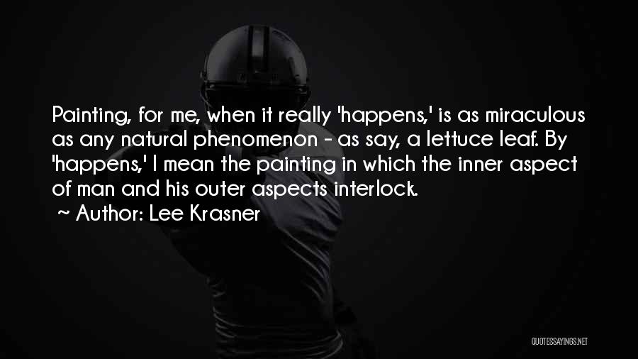 Interlock Quotes By Lee Krasner
