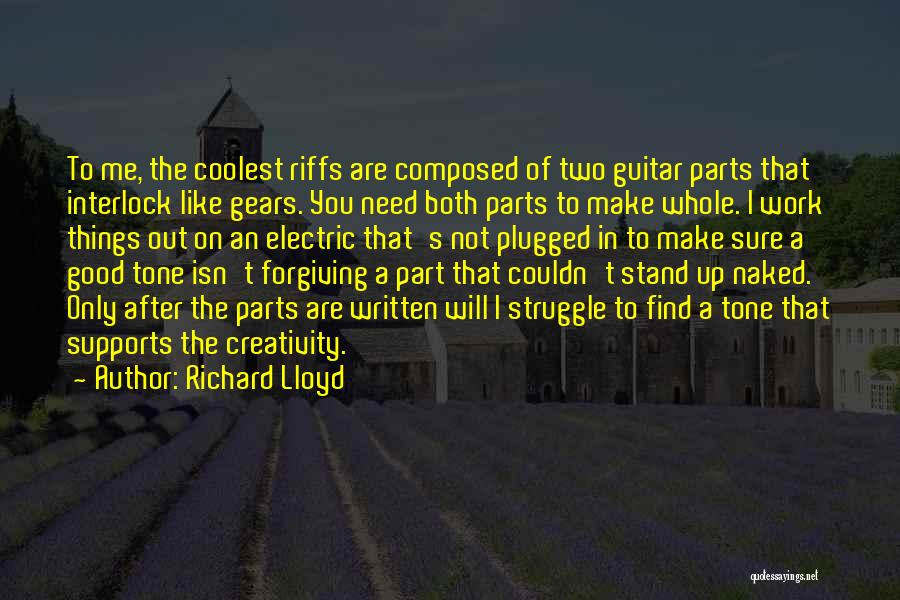 Interlock Quotes By Richard Lloyd