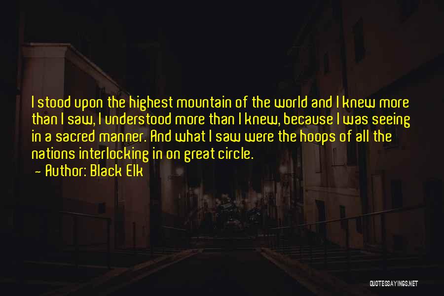 Interlocking Quotes By Black Elk