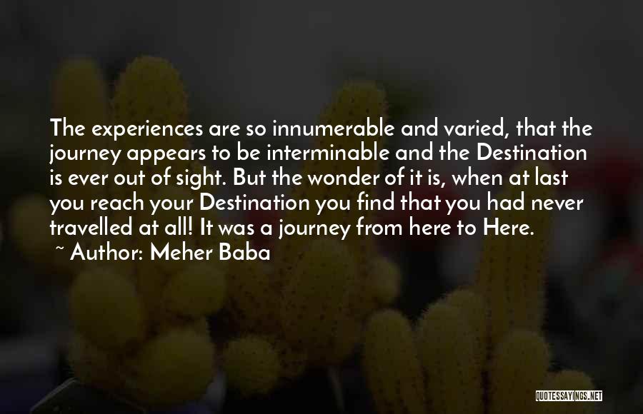 Interminable Quotes By Meher Baba