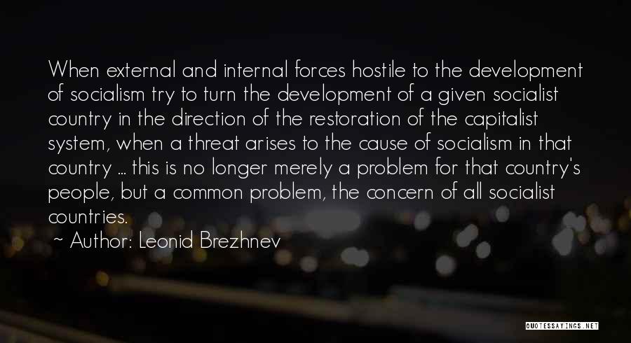 Internal And External Quotes By Leonid Brezhnev