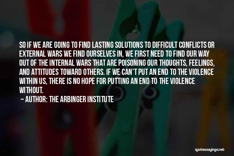 Internal And External Quotes By The Arbinger Institute
