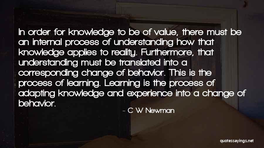 Internal Change Quotes By C W Newman Internal Change Quotes By C W Newman