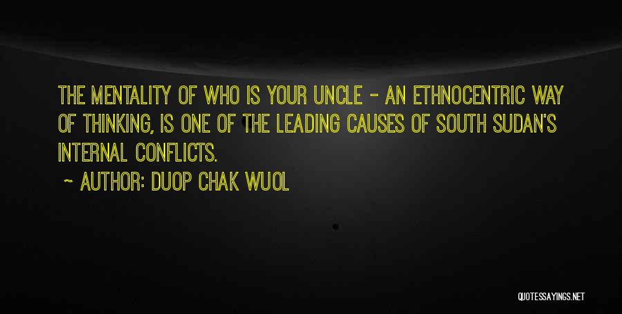 Internal Conflict Quotes By Duop Chak Wuol