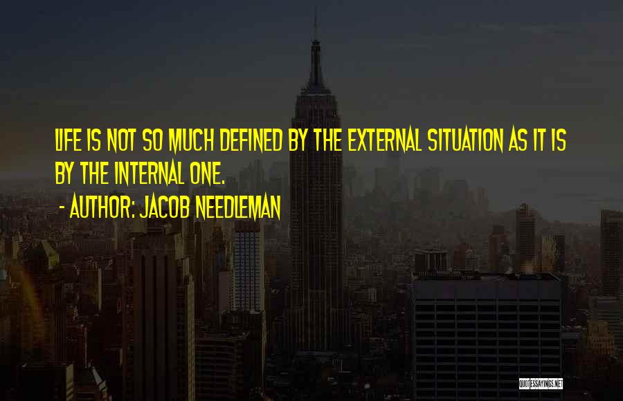 Internal External Quotes By Jacob Needleman