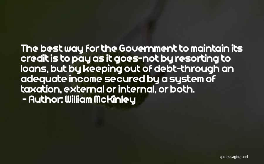 Internal External Quotes By William McKinley