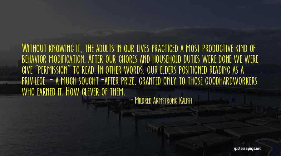 Internal Makeup Quotes By Mildred Armstrong Kalish Internal Makeup Quotes By Mildred Armstrong Kalish