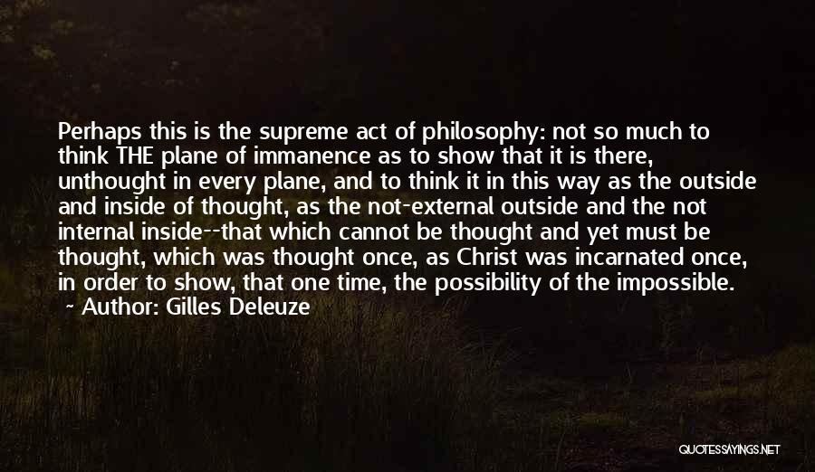 Internal Vs External Quotes By Gilles Deleuze