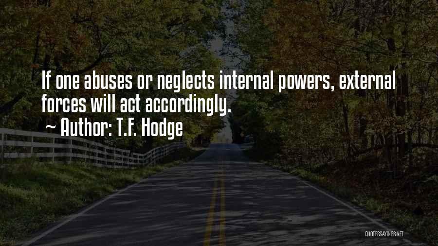 Internal Vs External Quotes By T.F. Hodge