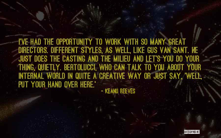 Internal World Quotes By Keanu Reeves Internal World Quotes By Keanu Reeves
