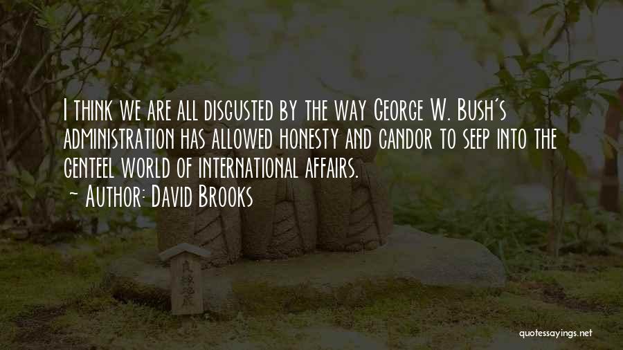 International Affairs Quotes By David Brooks