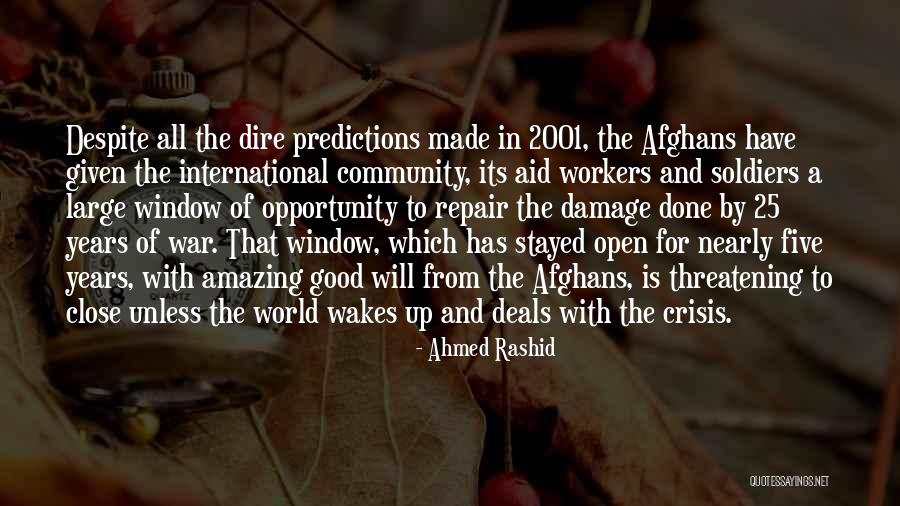 International Aid Quotes By Ahmed Rashid